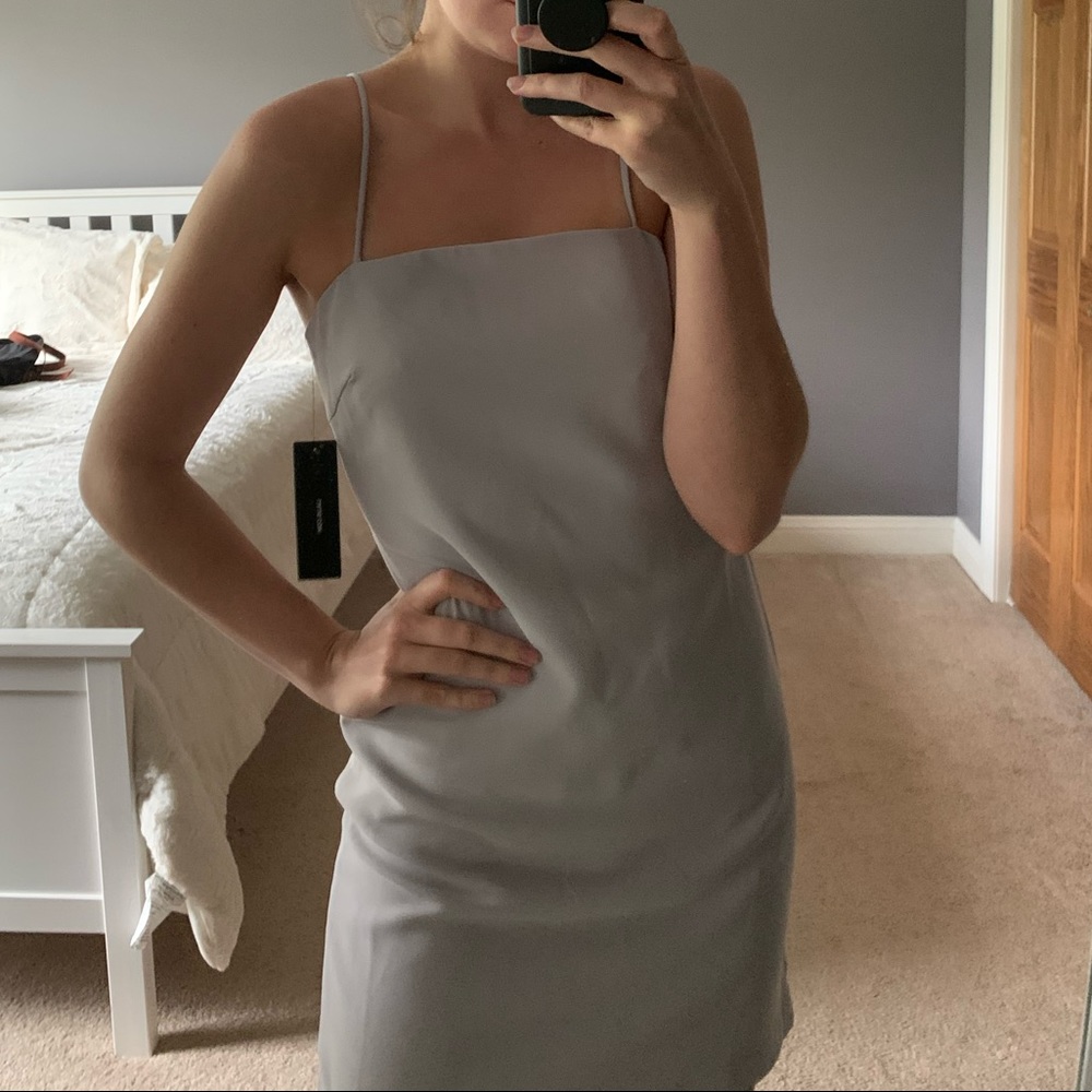 Lulu’s Tie Back Mini Dress